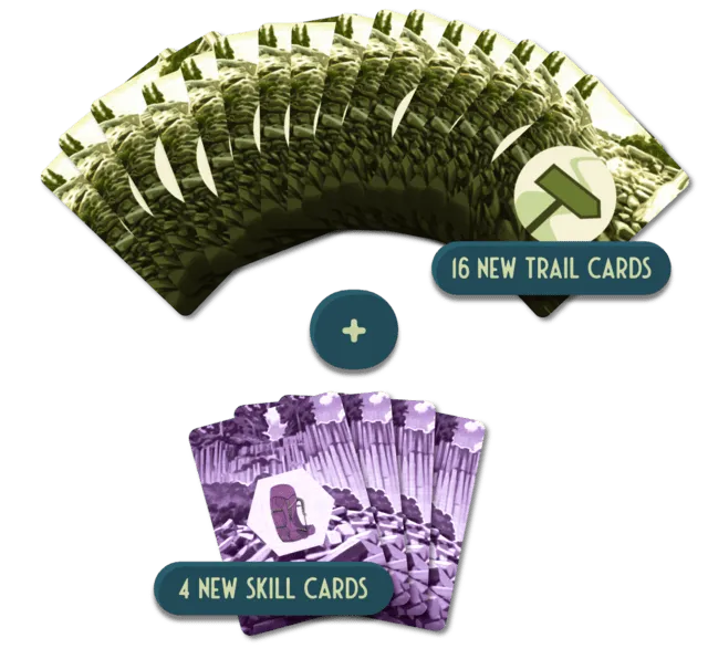 Trailblazer: The John Muir Trail + Deluxe KS Upgrade + Hiking Card Pack