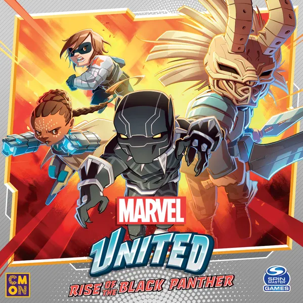 Marvel United: podstawka + Spider-Verse + Black Panther + customowe dodatki