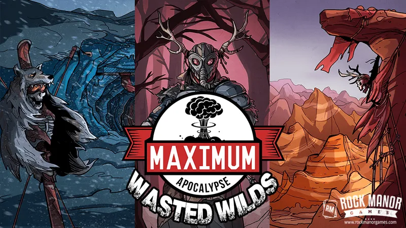 Maximum Apocalypse: Wasted Wilds Kickstarter - mata gracza