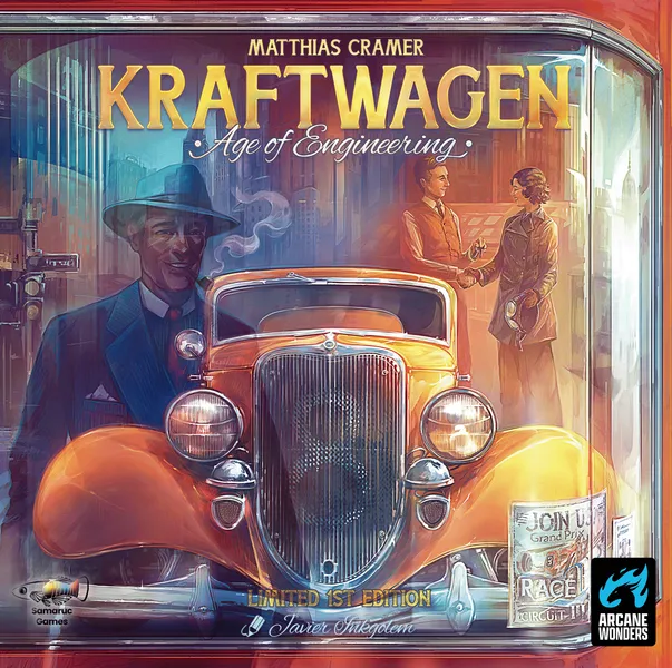 Kraftwagen: Age of Engineering KS + Deluxe Wooden Tokens