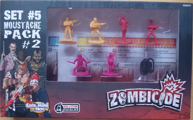 Zombicide: Set #5 - Moustache Pack #2